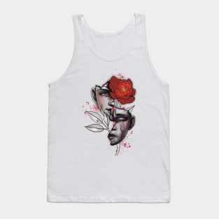 Comedy and tragedy Masks Tank Top